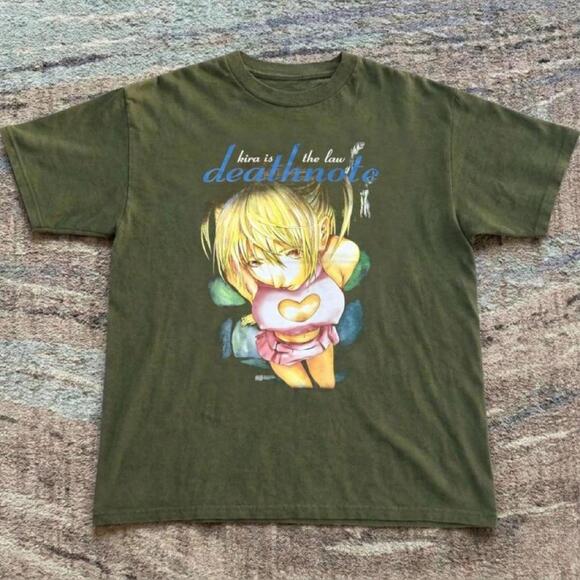 Other - Death Note Green Anime T Shirt